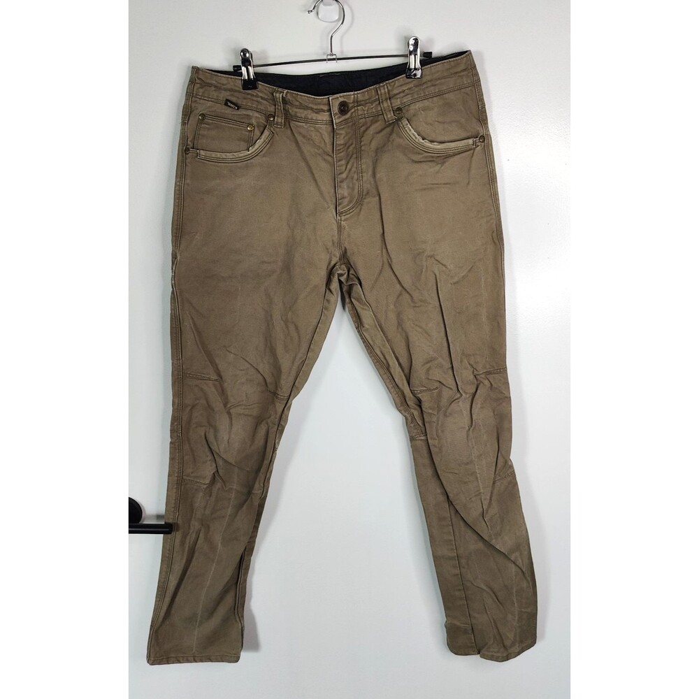 Kuhl Free Rydr Pant Mens 32x31 (Tag 33x32) Tan Vintage Patina Dye Hiking